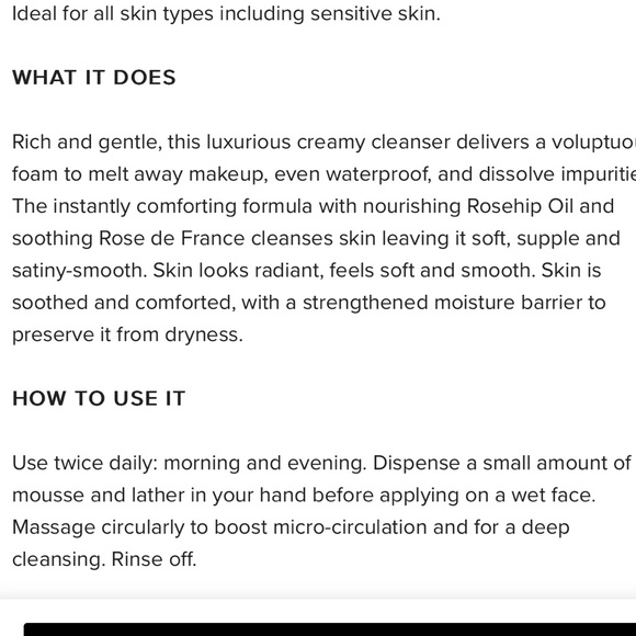 NEW FULL SIZE LANCÔME CRÈME MOUSSE CONFORT FACE CLEANSER FOR DRY SKIN 12… - Picture 4 of 4